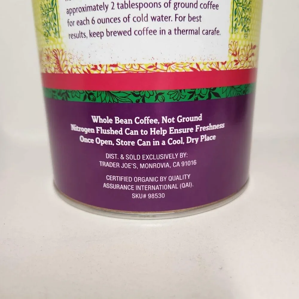2X Trader Joe's Organic Fair Trade Wake Up Blend Coffee 28 oz Whole Bean…